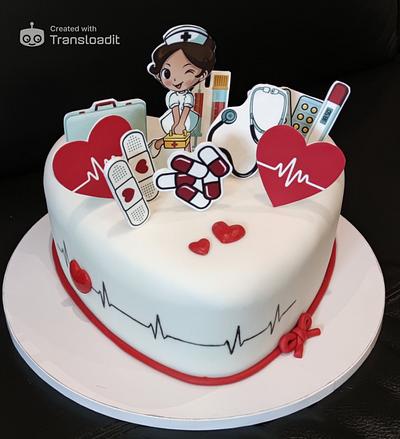 cake for a nurse - Cake by OSLAVKA