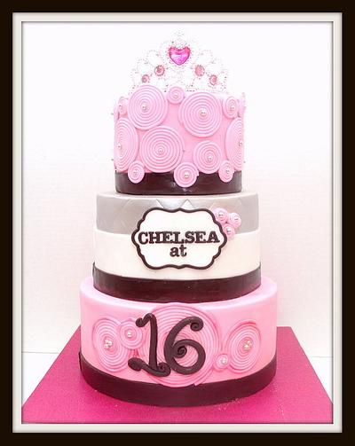 Sweet 16 Cake - Cake by Marjorie