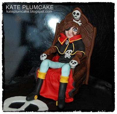 Capitan Harlock cake - Cake by Kate Plumcake