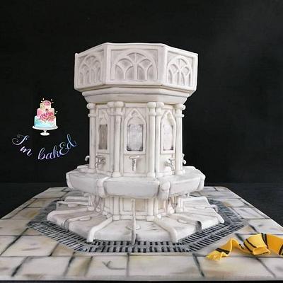 Chamber of Secrets/Moaning Myrtle Bathroom - Cake by Edwina Garland Prouse 