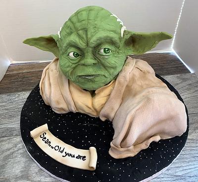 Yoda Bust - Cake by tvbhouston