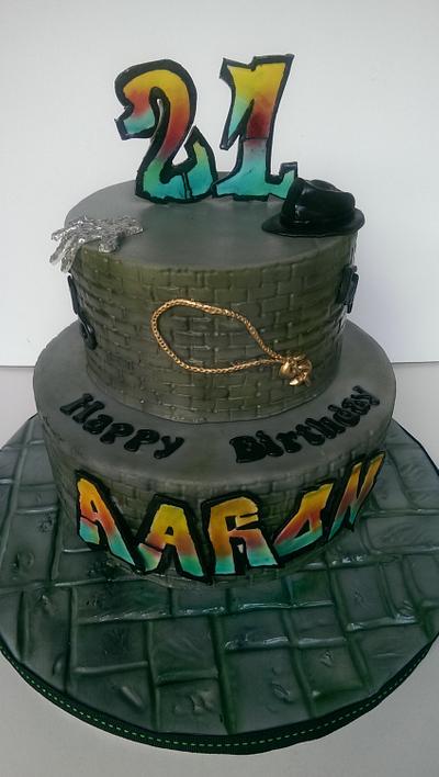 Hip Hop and King of Pop - Cake by Jenny Dowd