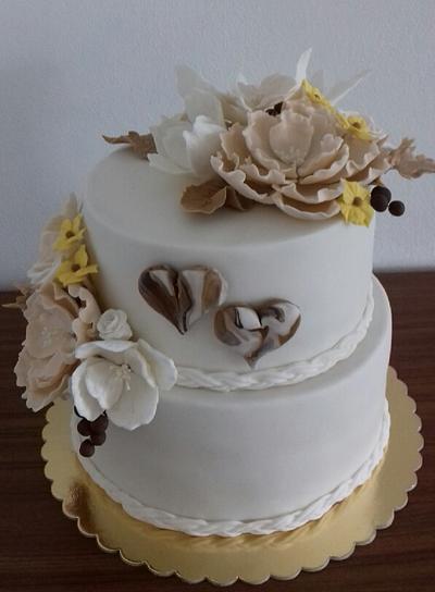 Wedding cake  - Cake by Ellyys