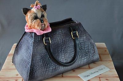 Dog in a Handbag - Cake by JarkaSipkova