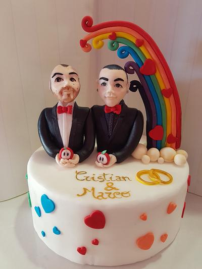 Un matrimonio speciale - Cake by Alice in Cakeland