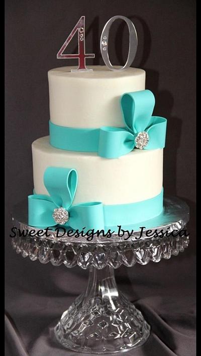 Debbie's 40th - Cake by SweetdesignsbyJesica
