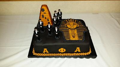 Alpha Phi Alpha Cake - Cake by 7th Heaven Cakes