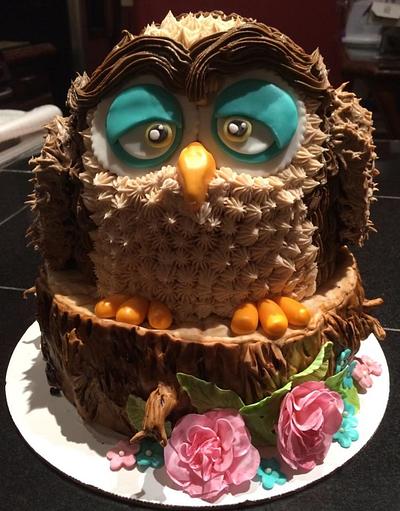 Owl Cake - Cake by Dani's Sweet Boutique 