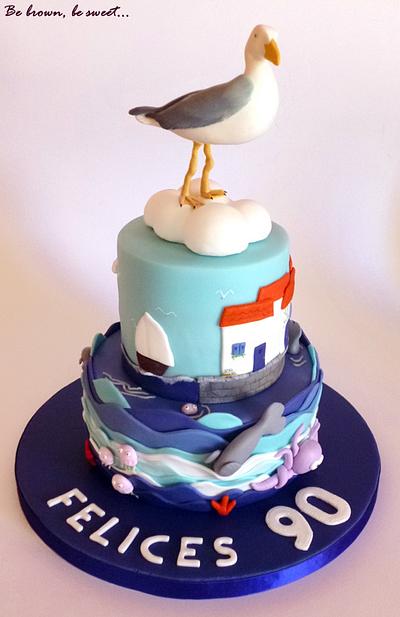 Seagull cake - Cake by Luz Igneson