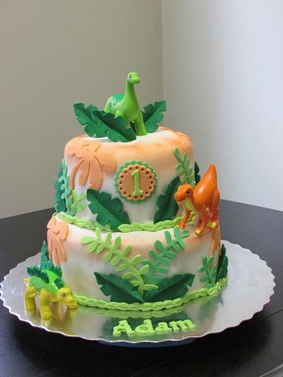 dinosaur cake - Cake by odeth18