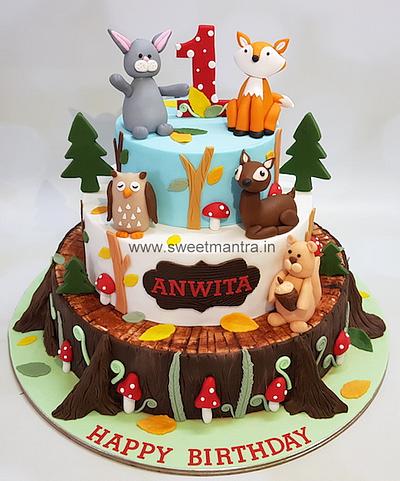 Woodland forest cake - Cake by Sweet Mantra Homemade Customized Cakes Pune