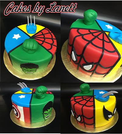 Comic Hero Cake - Cake by lanett
