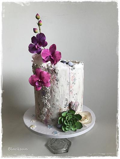 Double barrell birthday cake - Cake by Zuzana Kmecova