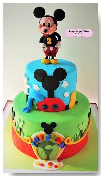Mickey Mouse Clubhouse Cake  - Cake by Delight for your Palate by Suri