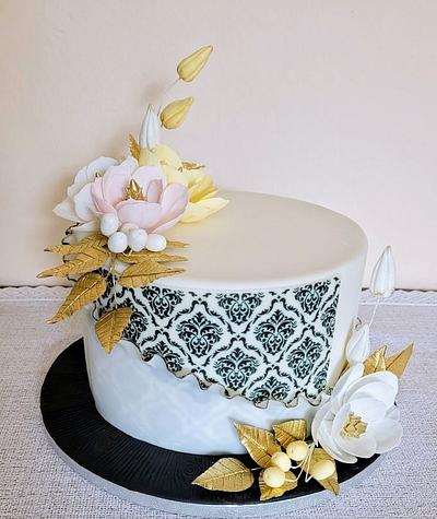 Birthday cake for lady - Cake by Aliena