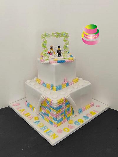 Lego Wedding Cake - Cake by Ruth - Gatoandcake