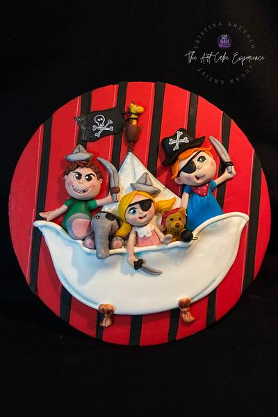 Let´s play Pirates!-Pirates cake Collaboration. - Cake by Cristina Arévalo- The Art Cake Experience