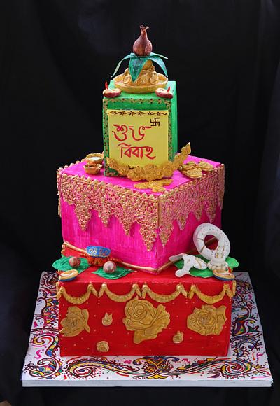 Indian culture cake competition   - Cake by CakeBake BD 