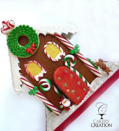 Gingerbread House Cake - Cake by Cakery Creation Liz Huber