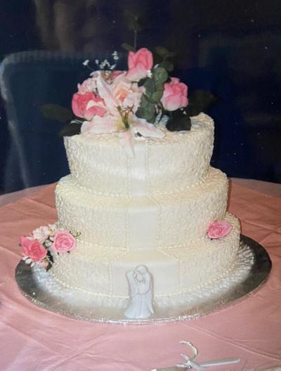 A Simple Wedding Cake - Cake by Julia 