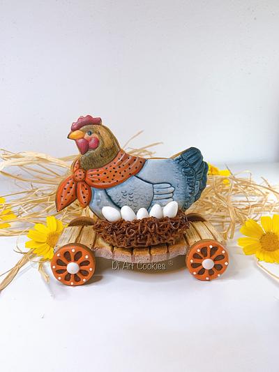 Cute han on the wheels  - Cake by Di Art Cookies 