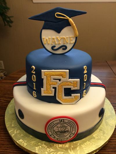 Athletic Graduation Cake - Cake by Theresa