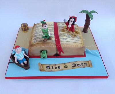 Peter Pan Book Cake - Cake by The Crafty Kitchen - Sarah Garland