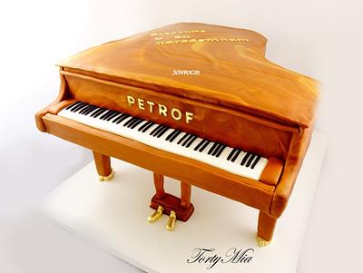 Piano cake 50x40cm - Cake by TortyMia