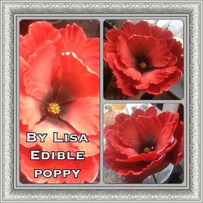 poppy love  - Cake by LisaAFB