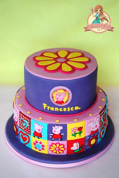 PEPPA PIG'S PATCHWORK - Cake by SweetLin