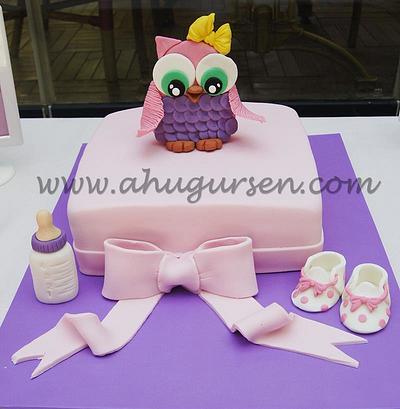 OWL BABY SHOWER PARTY - Cake by ahugursen