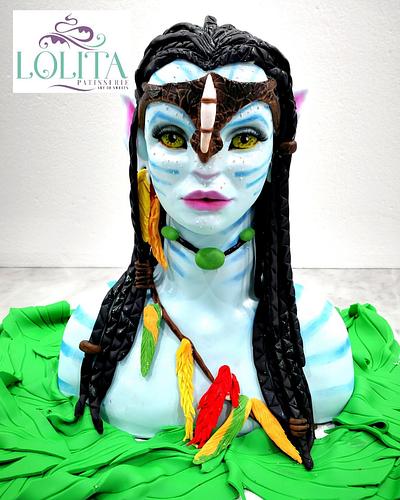Avatar bustcake - Cake by Patisserie Lolita 