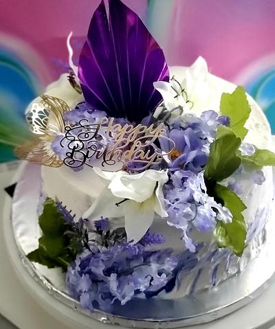 Pretty in Purple  - Cake by Celene's Confections
