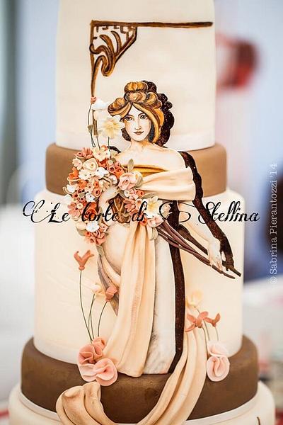 Mucha cake - Cake by graziastellina