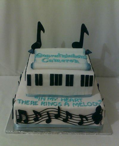 Musical Themed Cake  - Cake by Zaafirah Adams  - Zee's Cake Corner 