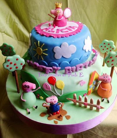 Peppa pig family cake - Cake by Paola Esposito