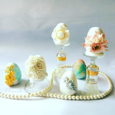 Vintage Easter eggs  - Cake by Chanda Rozario