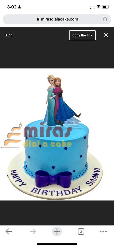 Anna and Elsa cake - Cake by SP85
