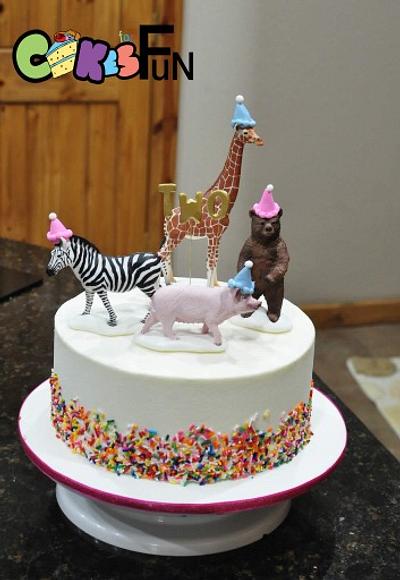 Animal birthday cake - Cake by Cakes For Fun