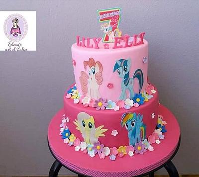 Little pony cake  - Cake by elenasartofcakes