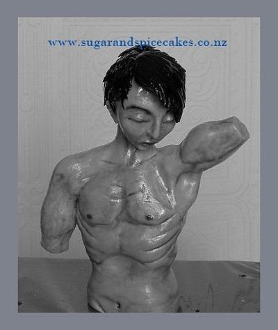 Adonis Sculpture  - Cake by Mel_SugarandSpiceCakes