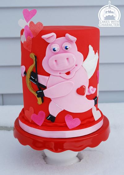 Cupid Pig! - Cake by Jean A. Schapowal
