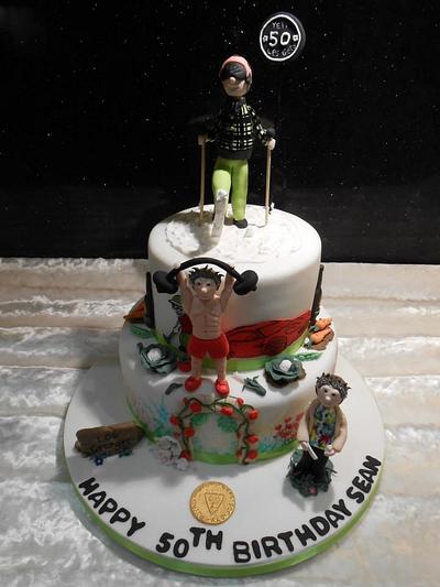 50th Hobby Cake - Cake by Dinkylicious Cakes