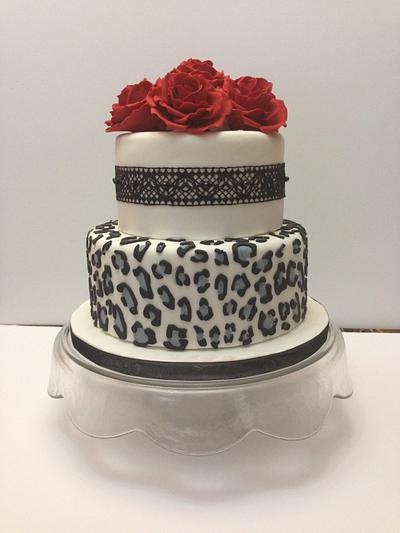 Animal Print cake - Cake by Vanessa Figueroa