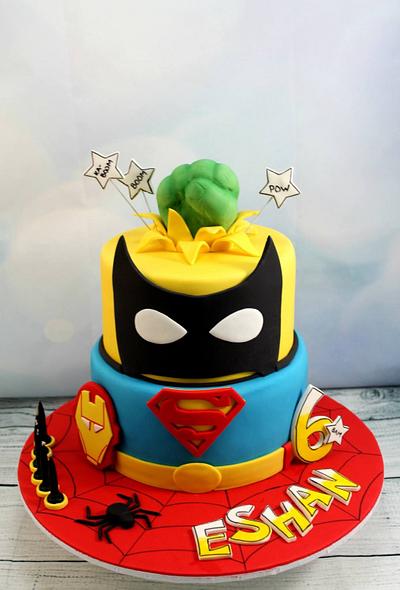 Superhero cake - Cake by Kake Krumbs