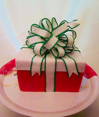 Christmas Present Cake - Cake by Mojo3799