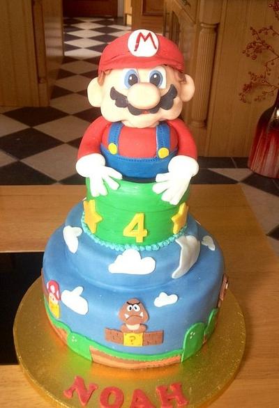 Super Mario cake - Cake by Louise Dickey