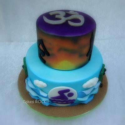 Triathlete/Yoga Cake - Cake by Cakes ROCK!!!  