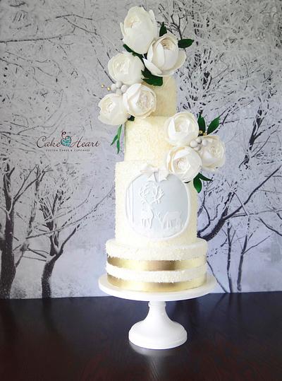 Winter Wedding - Cake by Cake Heart