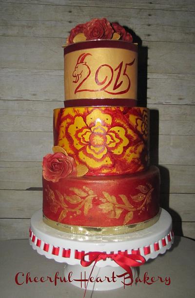 Happy Chinese New Year 2015 Collab Piece - Cake by LeAnn Wheat